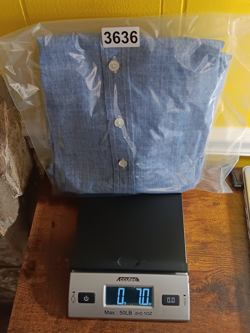Jill McGowan Top Womens Small Blue Kacey Shirt Chambray Slim Cut  Preppy - Picture 8 of 8